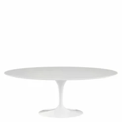 Outlet Saarinen Tulip Eettafel Met Wit Onderstel Eettafels