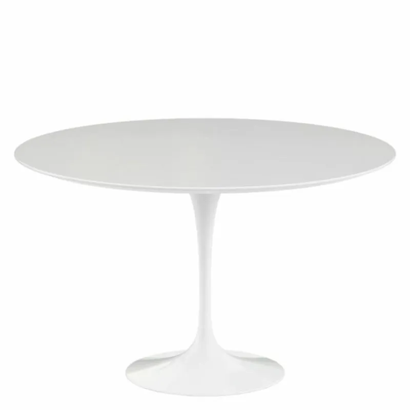 Outlet Saarinen Tulip Eettafel Met Wit Onderstel Eettafels