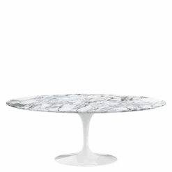Outlet Saarinen Tulip Eettafel Met Wit Onderstel Eettafels