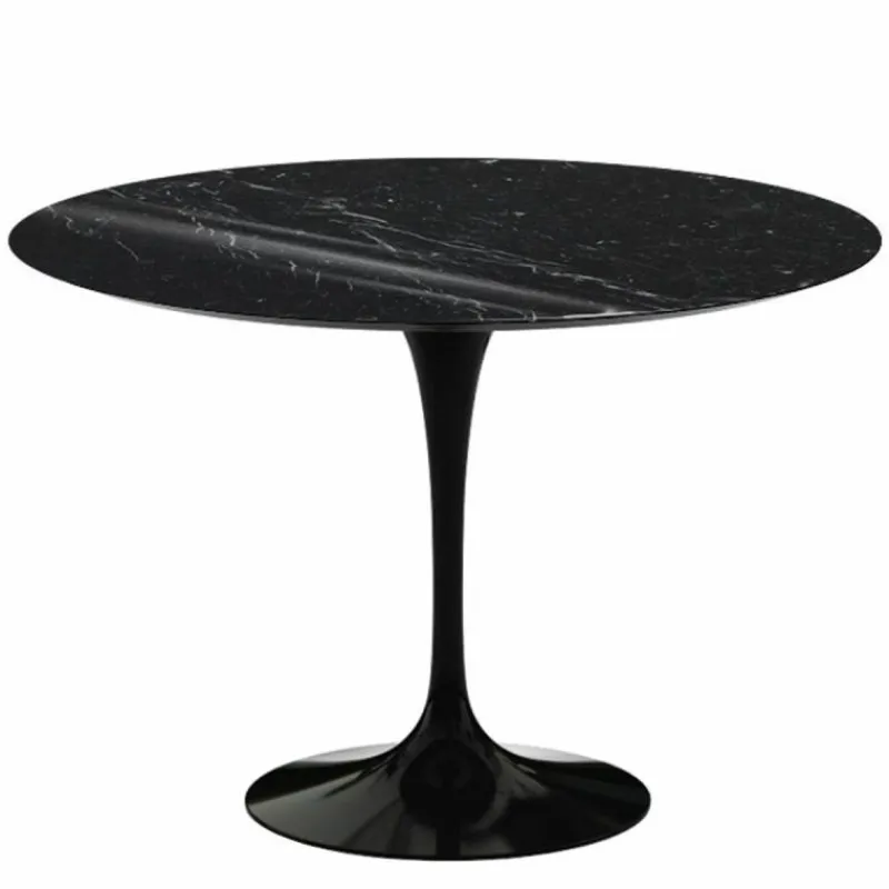 Discount Saarinen Tulip Eettafel Met Zwart Onderstel - Rond Eettafels