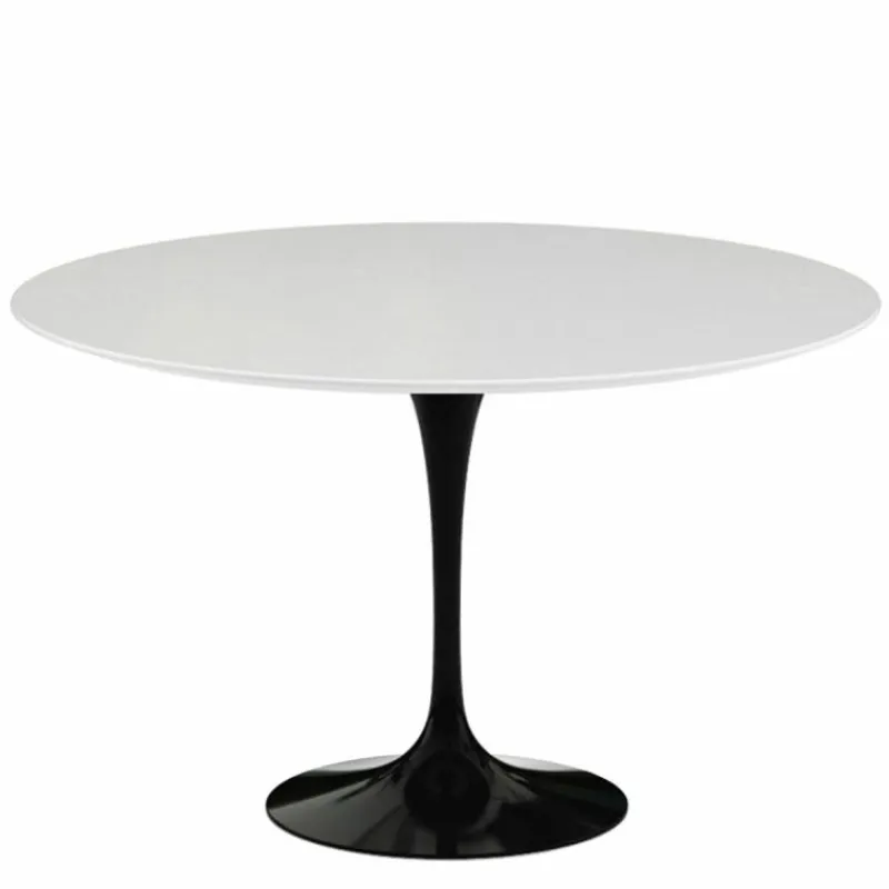Discount Saarinen Tulip Eettafel Met Zwart Onderstel - Rond Eettafels