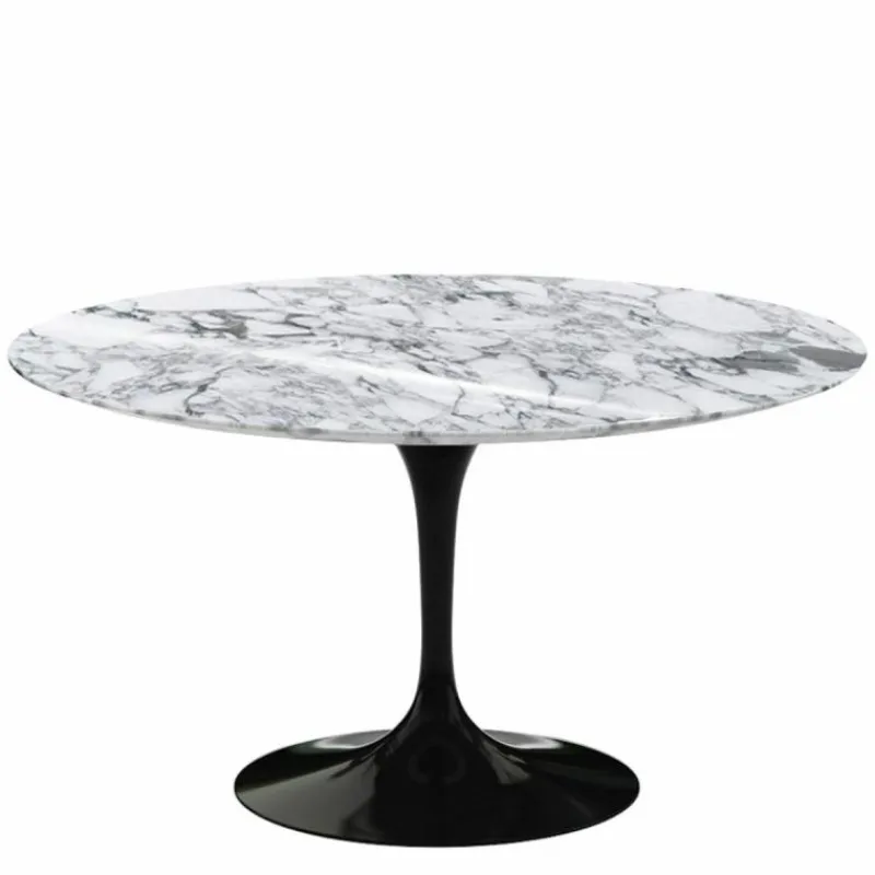 Discount Saarinen Tulip Eettafel Met Zwart Onderstel - Rond Eettafels