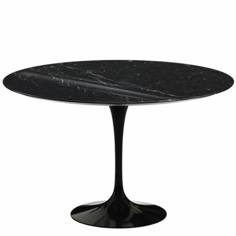 Discount Saarinen Tulip Eettafel Met Zwart Onderstel - Rond Eettafels