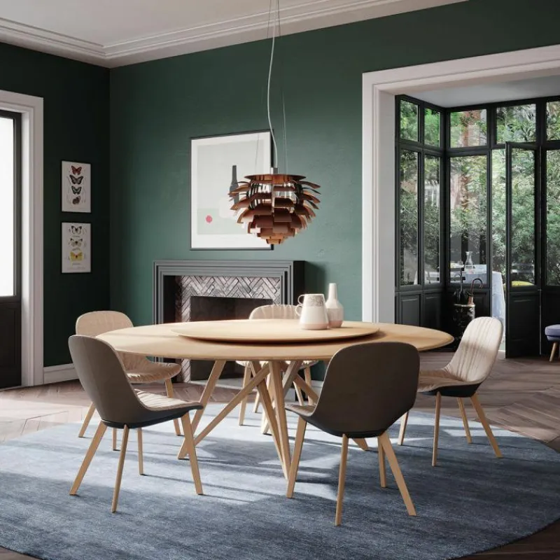 Seito Wood Eettafel Rond Eettafels