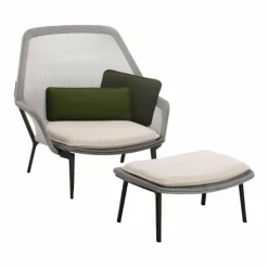 Outlet Slow Chair Loungechair + Ottoman Loungestoelen