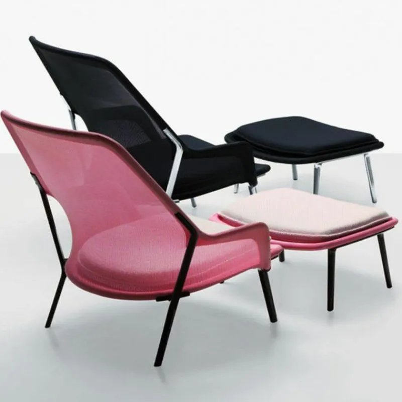 Outlet Slow Chair Loungechair + Ottoman Loungestoelen