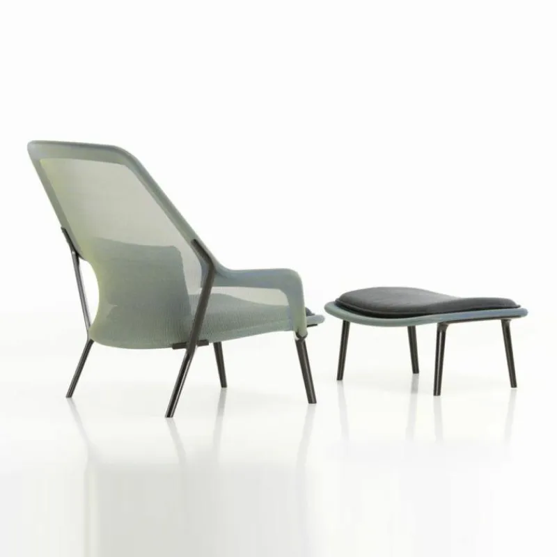 Outlet Slow Chair Loungechair + Ottoman Loungestoelen