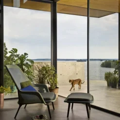 Outlet Slow Chair Loungechair + Ottoman Loungestoelen