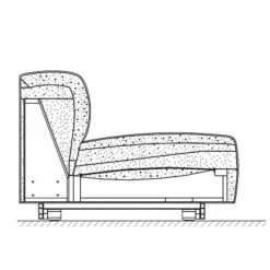New Soft Modular Sofa 3-zits Bank 3-Zits Banken
