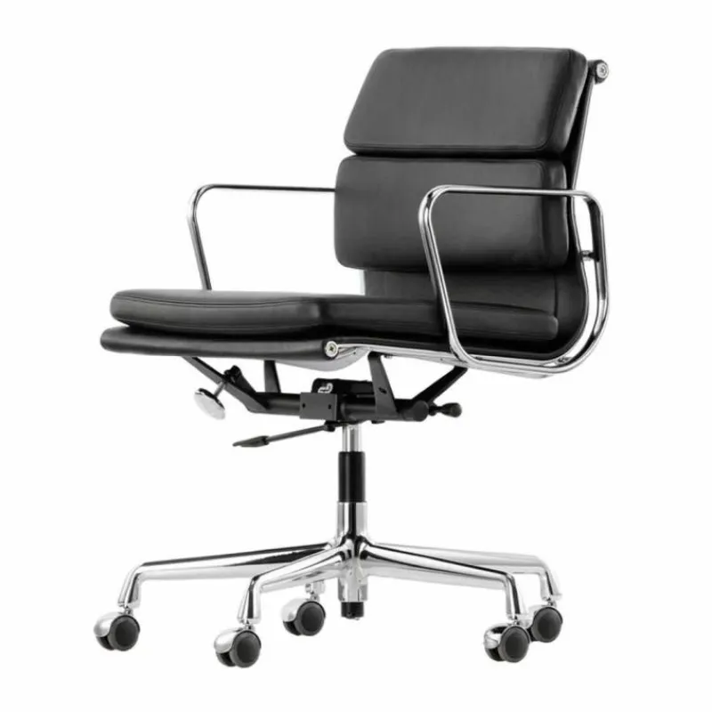 Online Soft Pad Chair EA 217 - Gepolijst / Leder Bureaustoelen