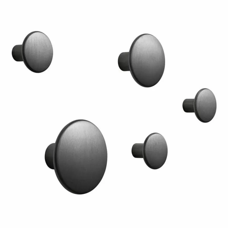 Best The Dots Metal Haken, 5 Stuks Kapstokken|Muurhaken