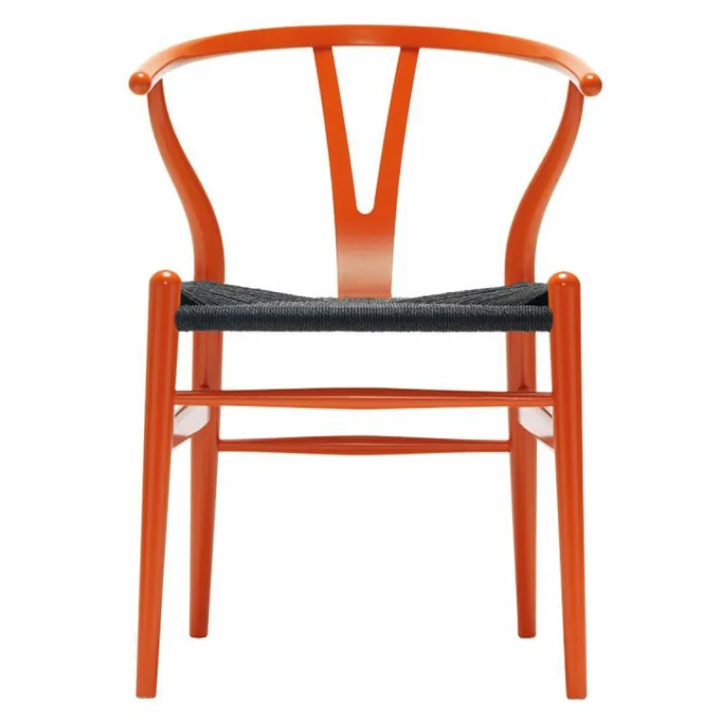 Clearance Wishbone Stoel CH24 Gekleurd / Zwart Eetkamerstoelen