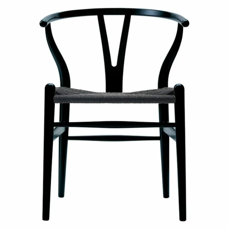 Clearance Wishbone Stoel CH24 Gekleurd / Zwart Eetkamerstoelen